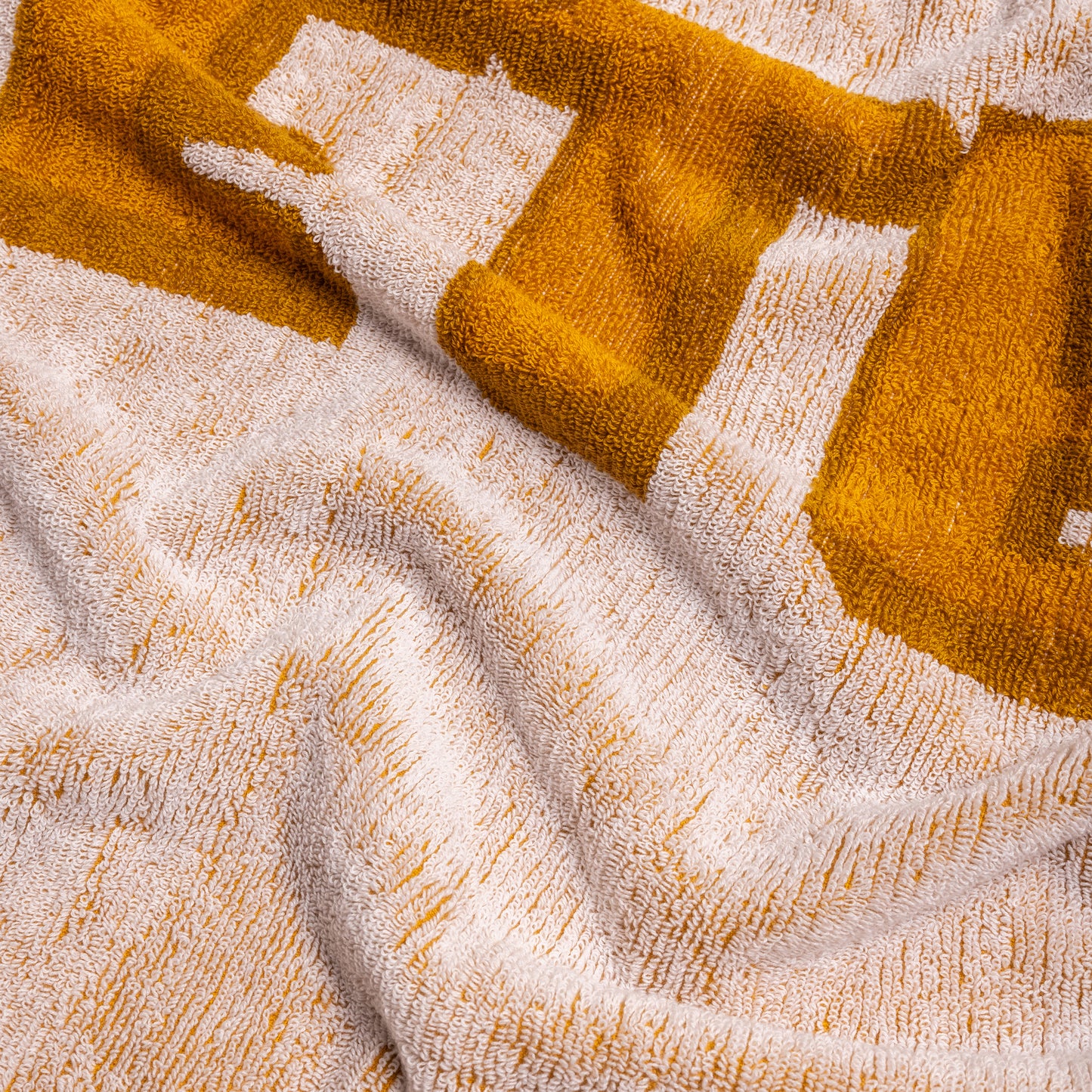 Golden Summer Jacquard Flamingo Logo Extra Large Towel