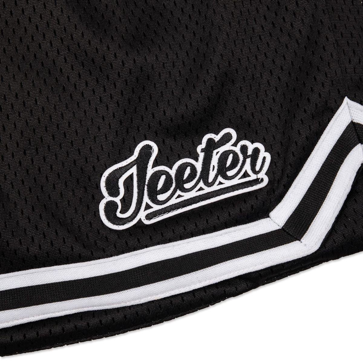 Throwbacks Black Mesh Shorts