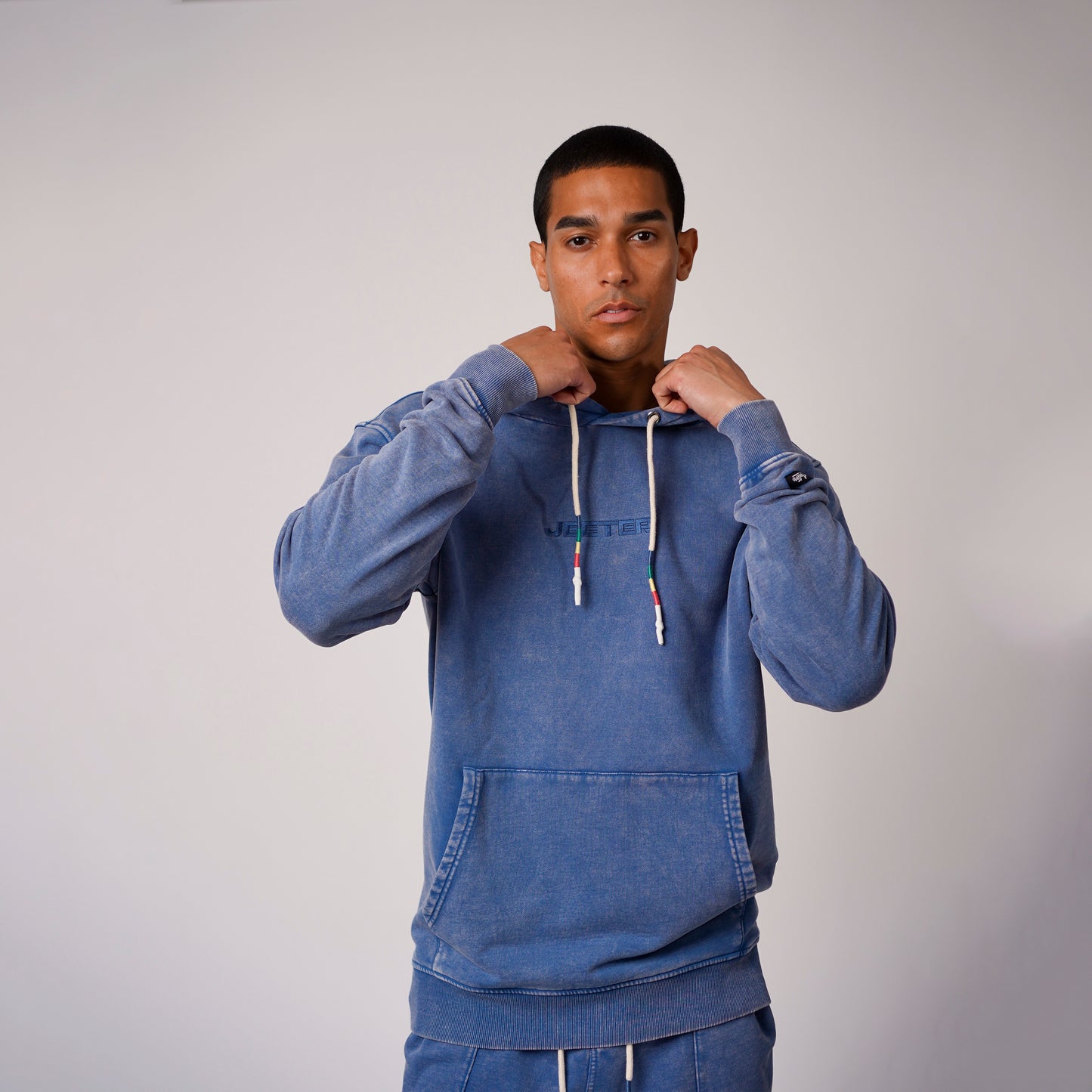 Vintage Navy Washed Hoodie