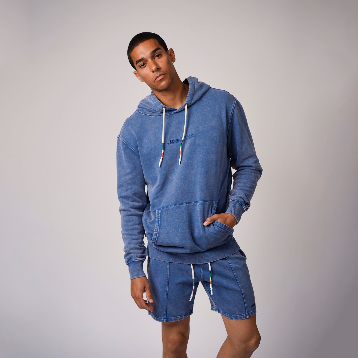 Vintage Navy Washed Shorts