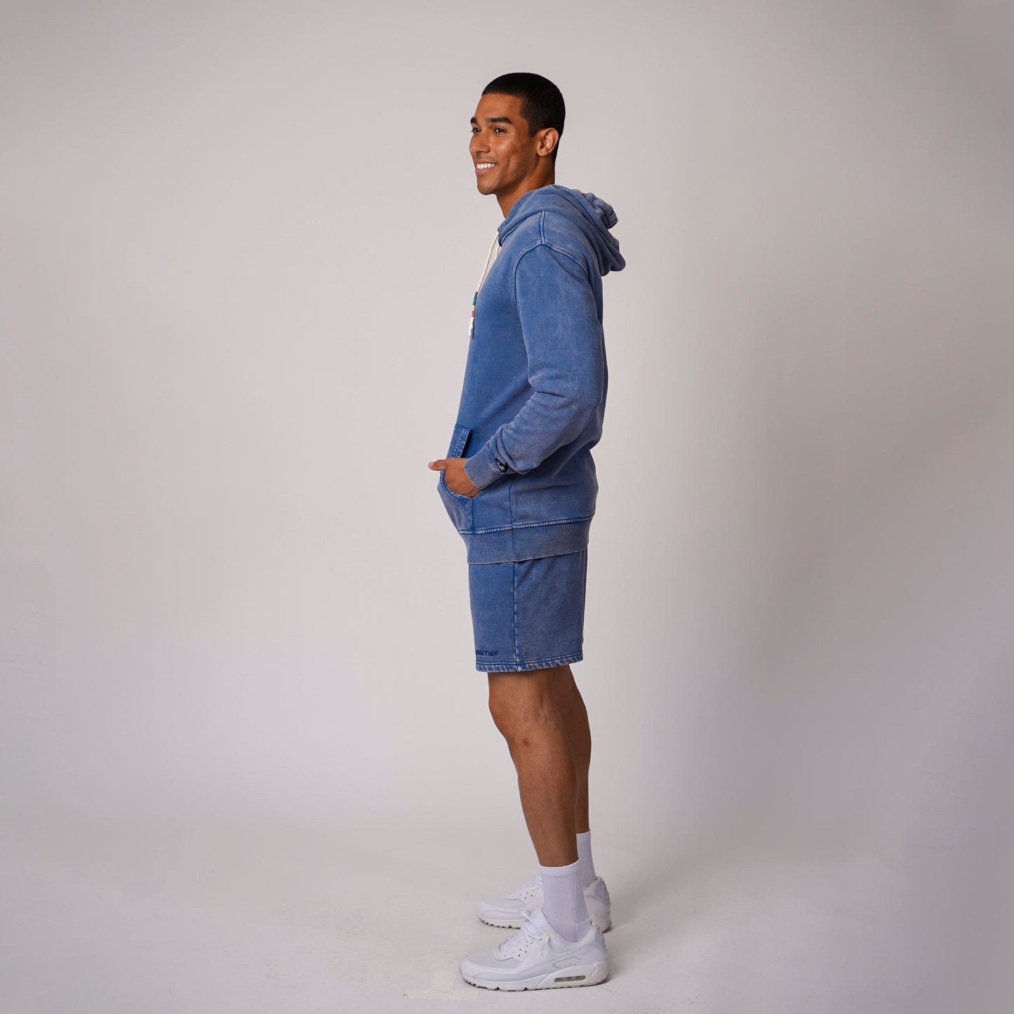 Vintage Navy Washed Hoodie