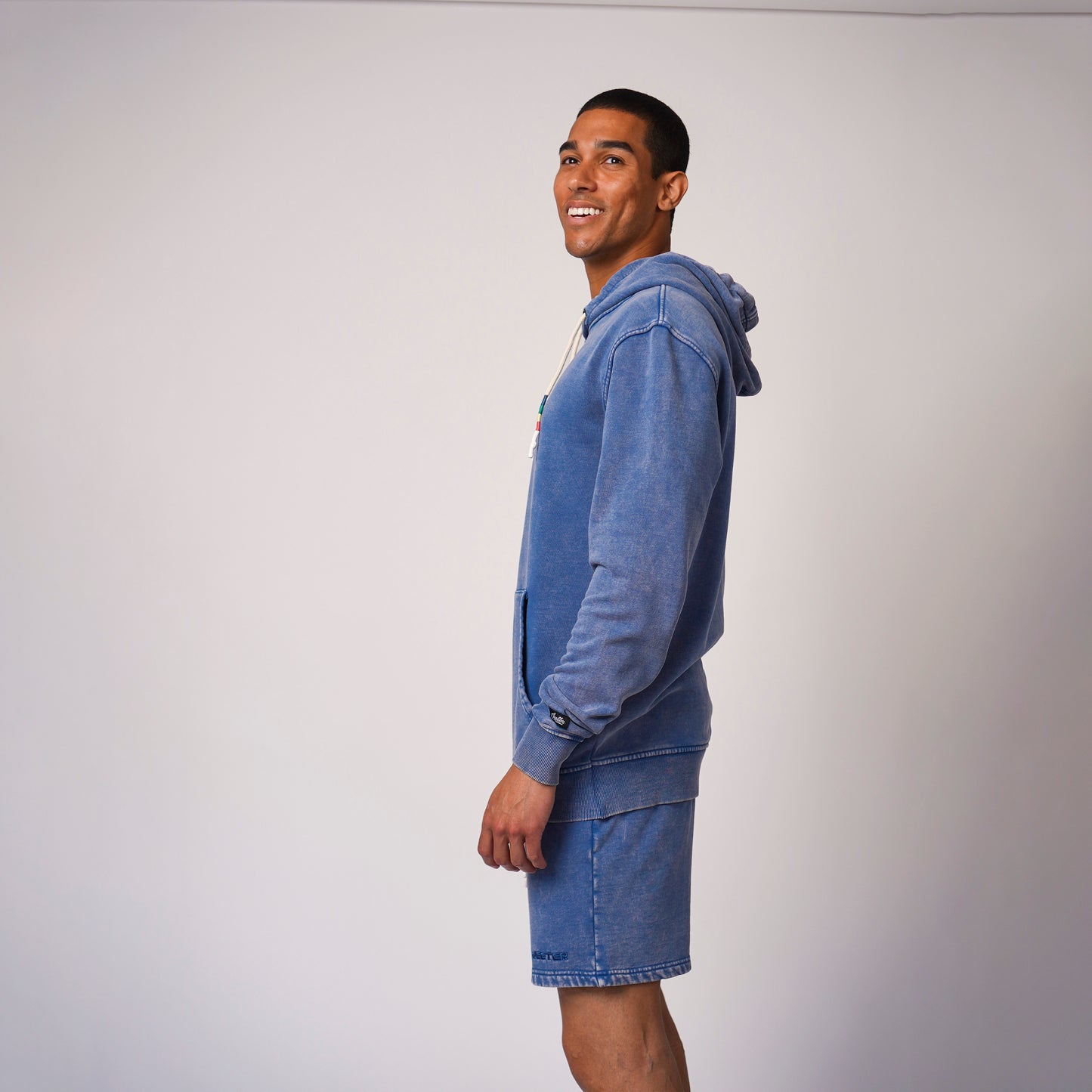 Vintage Navy Washed Shorts