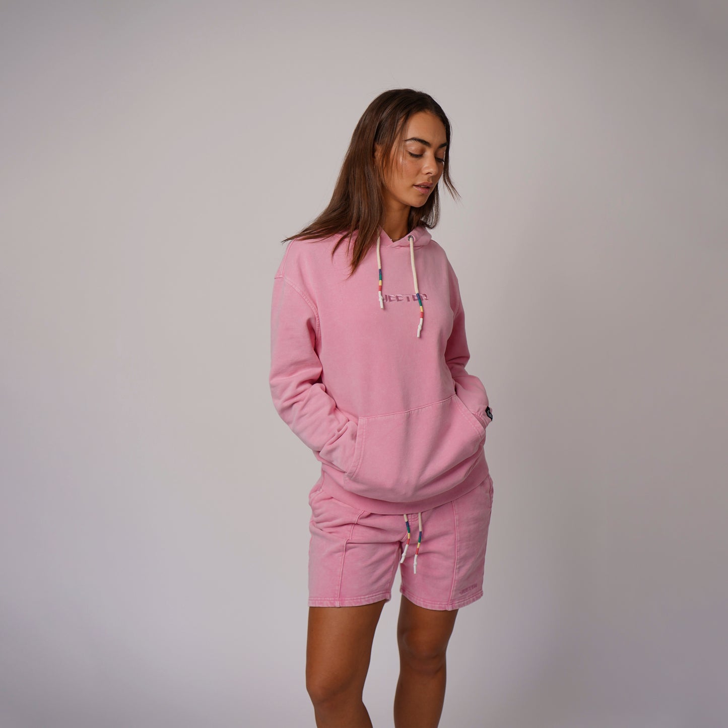Faded Rose Washed Hoodie