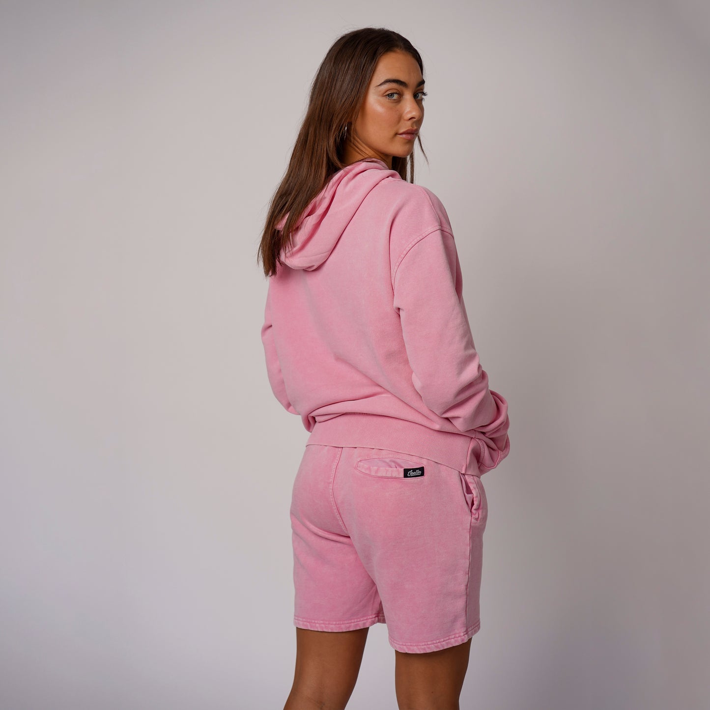 Faded Rose Washed Shorts