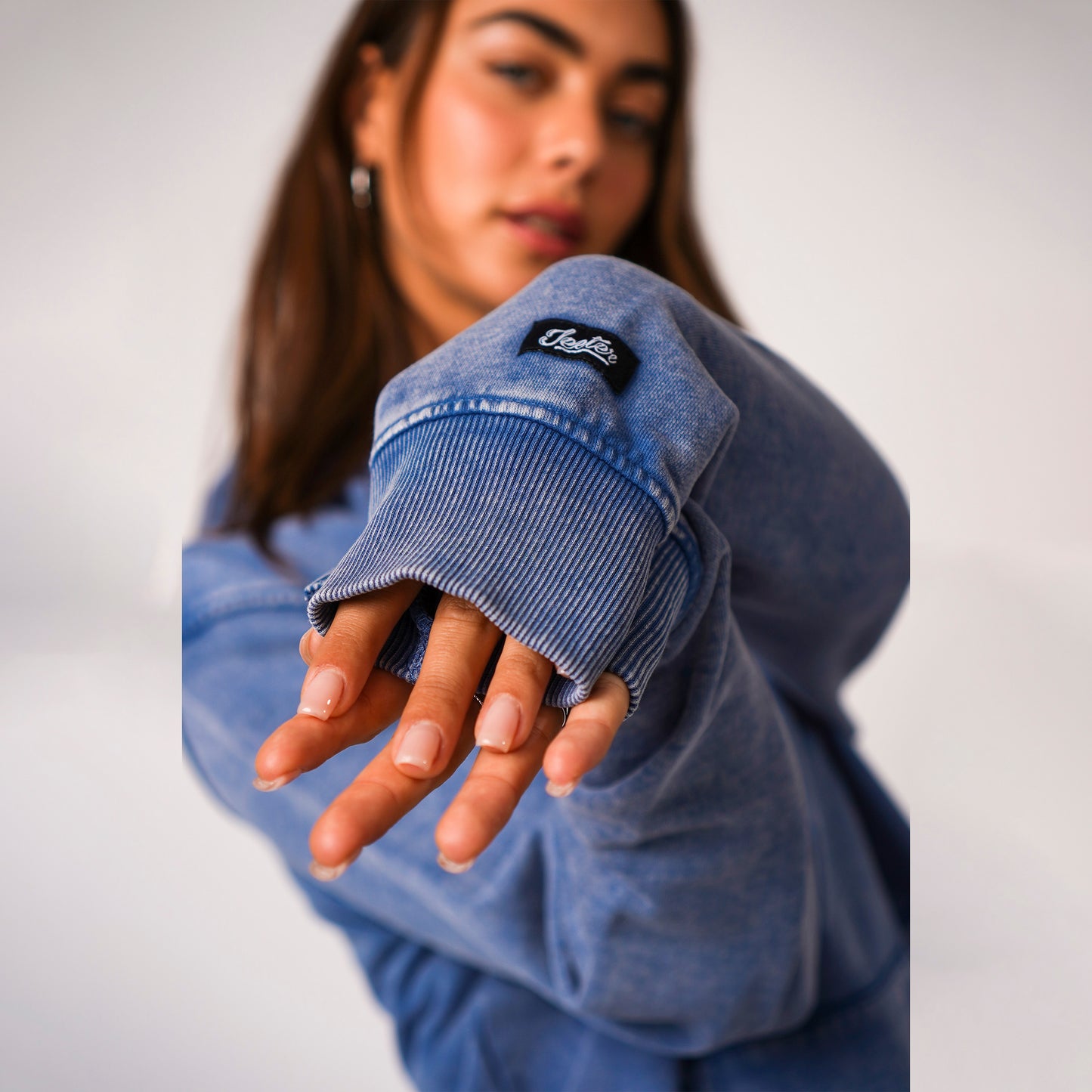 Vintage Navy Washed Hoodie