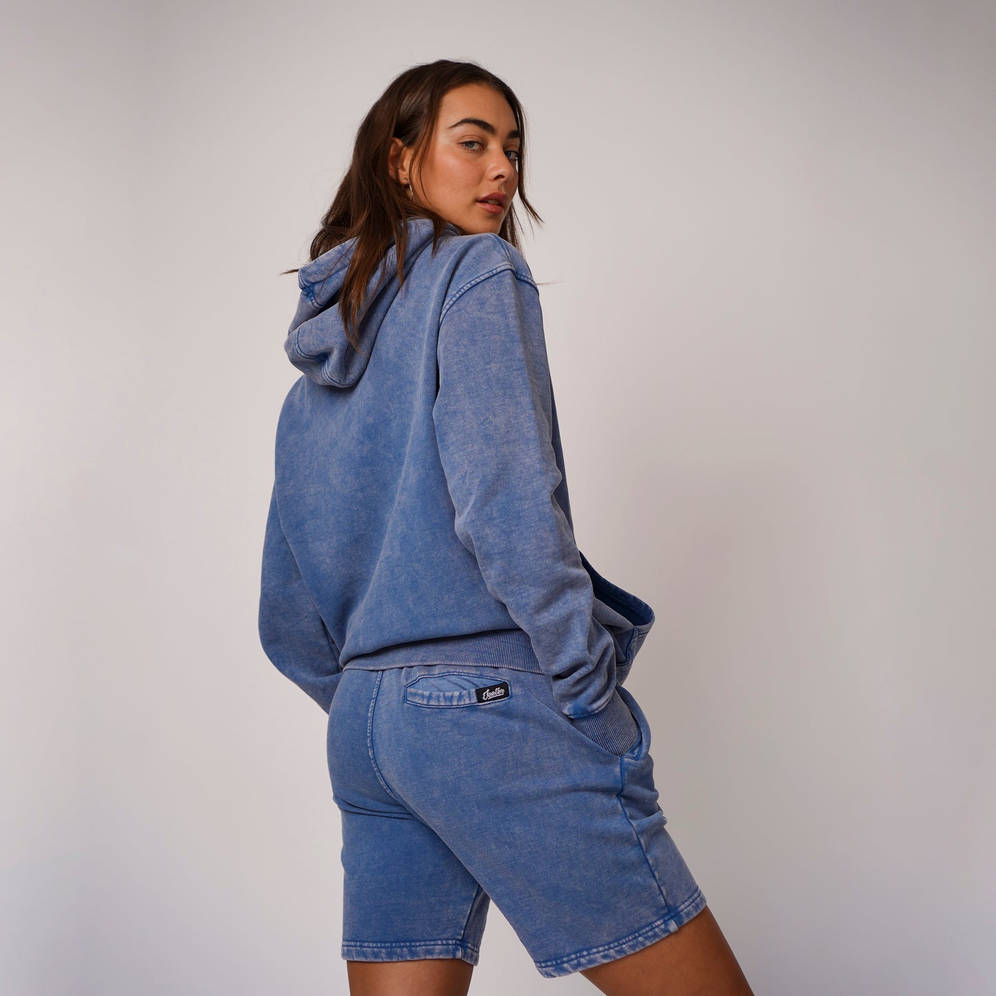 Vintage Navy Washed Shorts