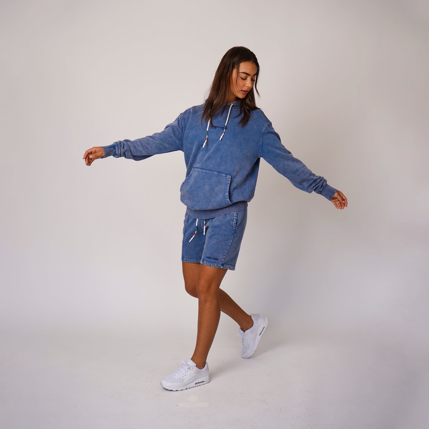 Vintage Navy Washed Shorts