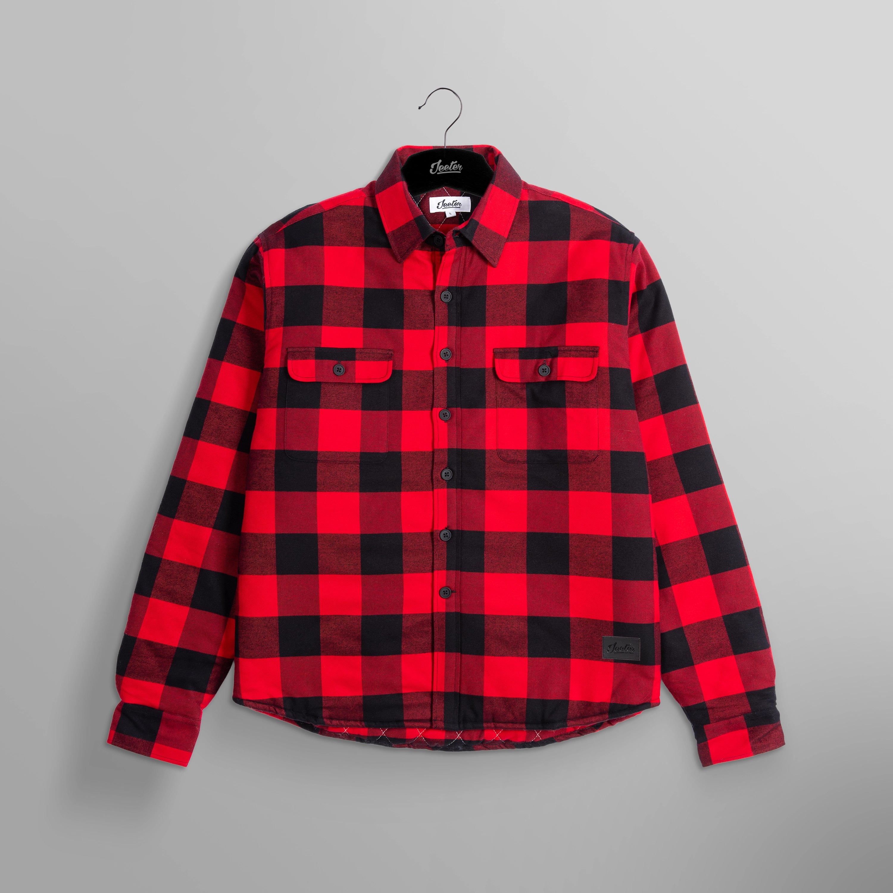 Holiday Red Plaid Shirt Jacket – Jeeter Apparel