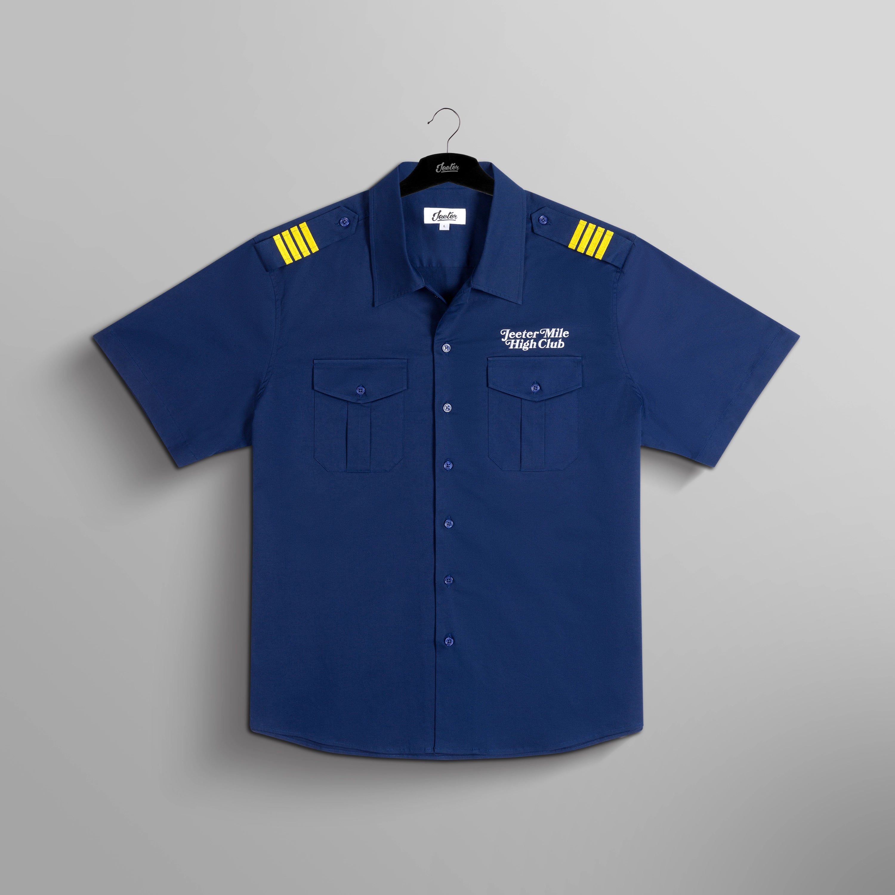 Mile High Club Pilot Shirt- Navy
