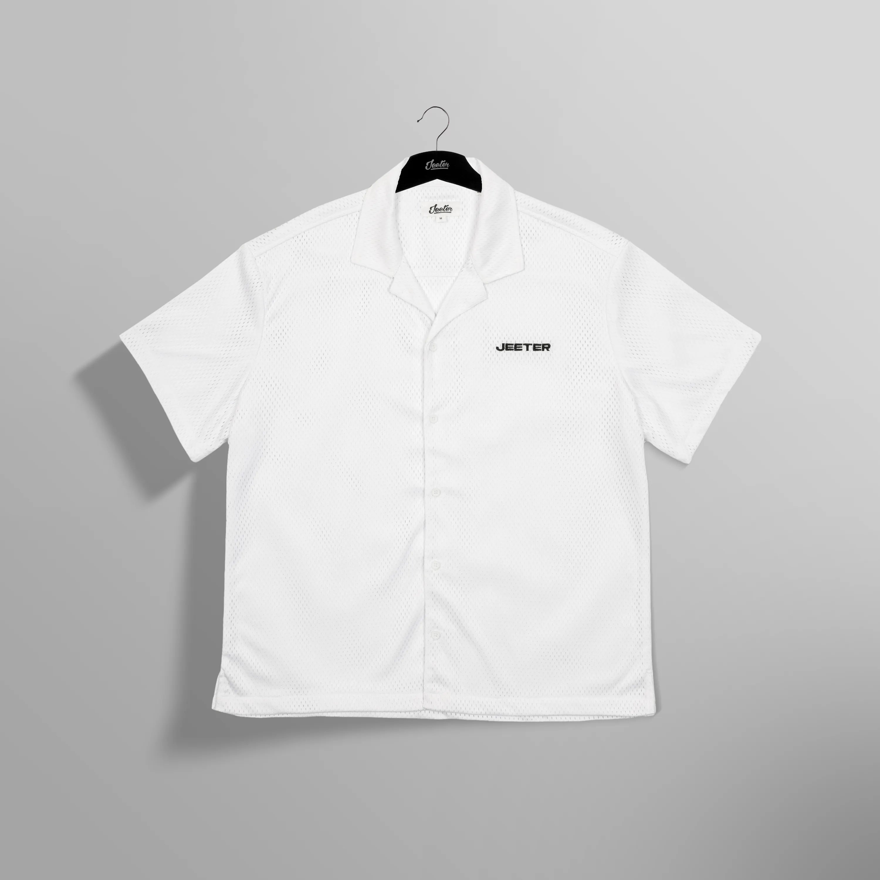 Classic Mesh Shirt - White  Jeeter Apparel