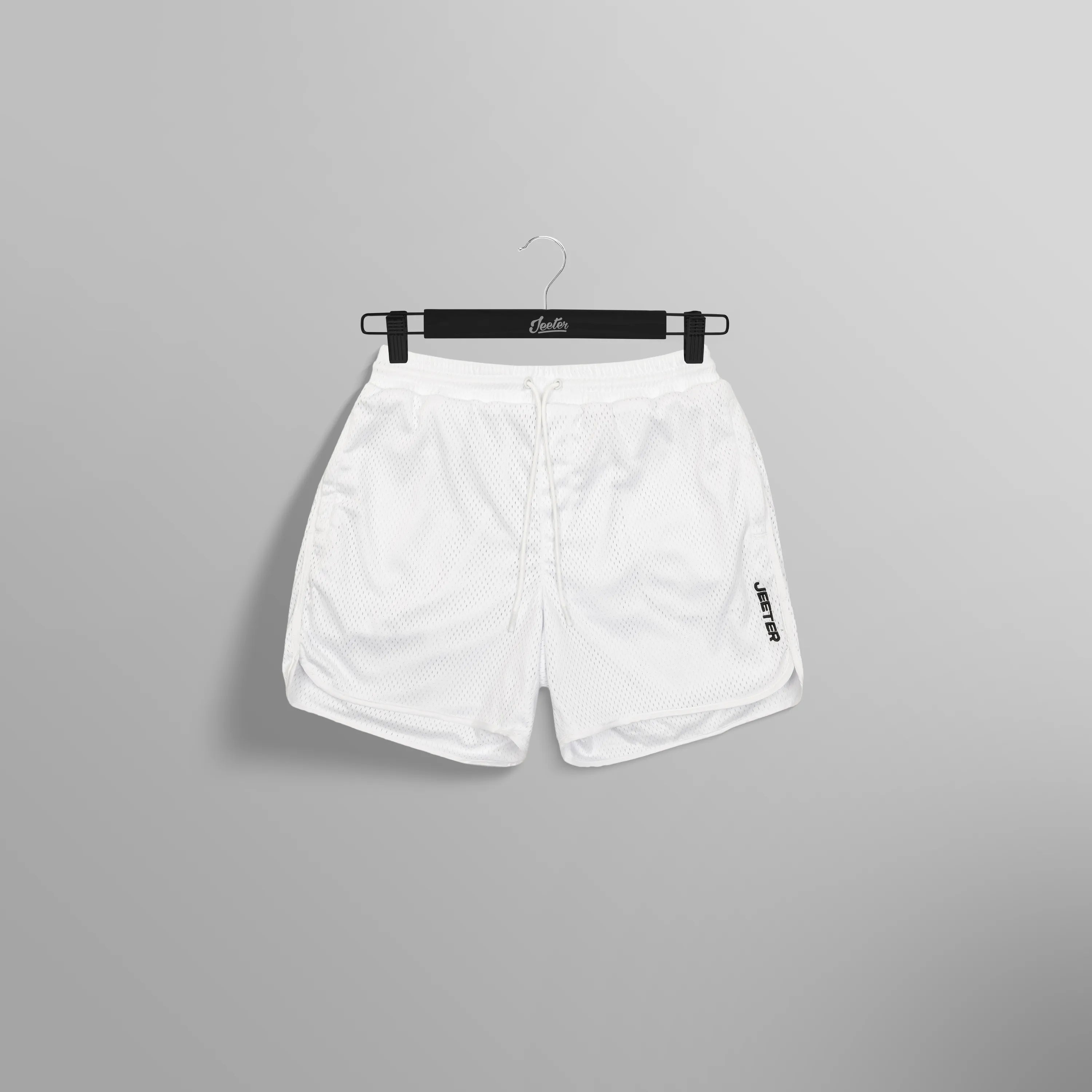 Classic Mesh Shorts- White – Jeeter Apparel