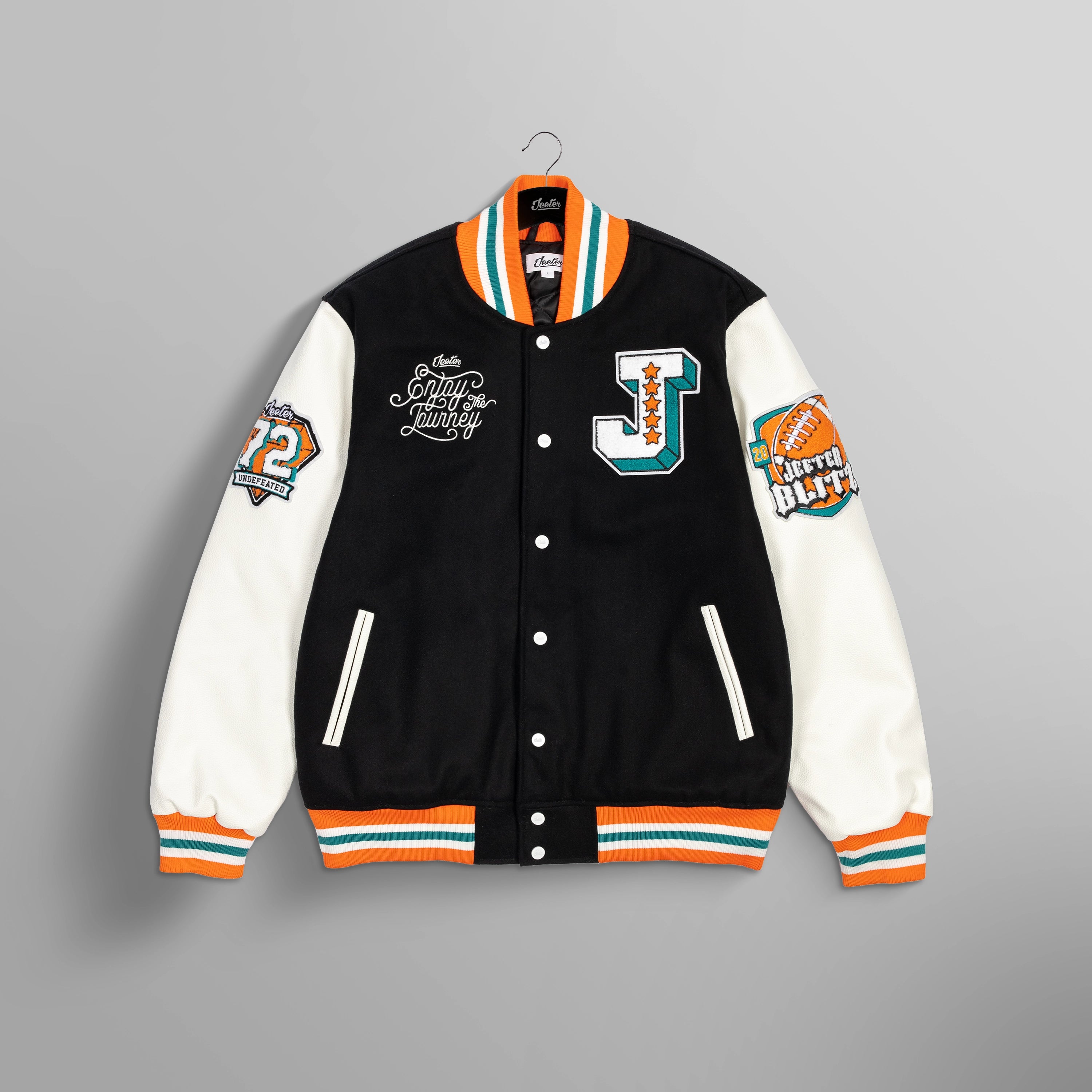 Undefeated SZN Men's Varsity Jacket – Jeeter Apparel