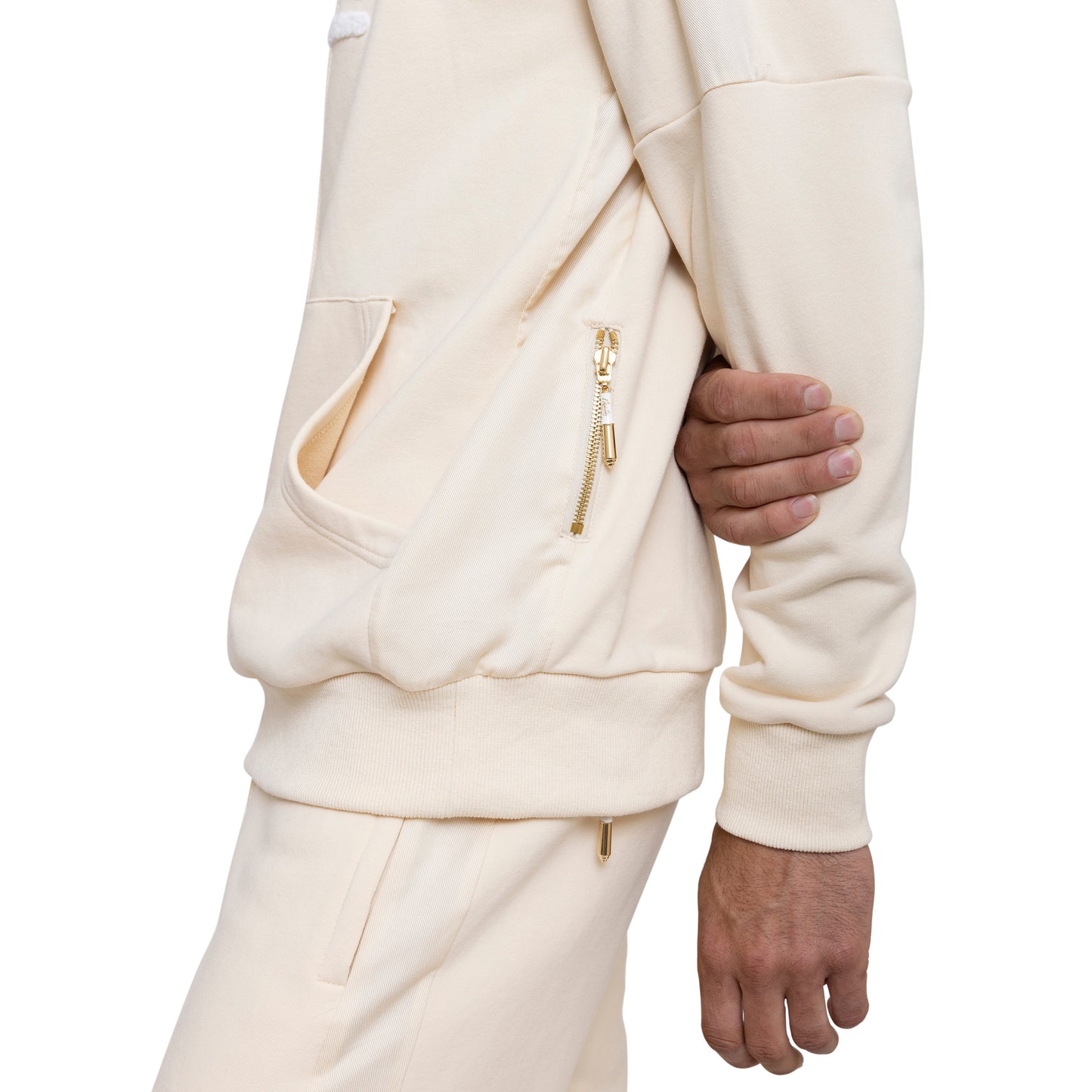 Sand Jeeter Lux Pullover Hoodie