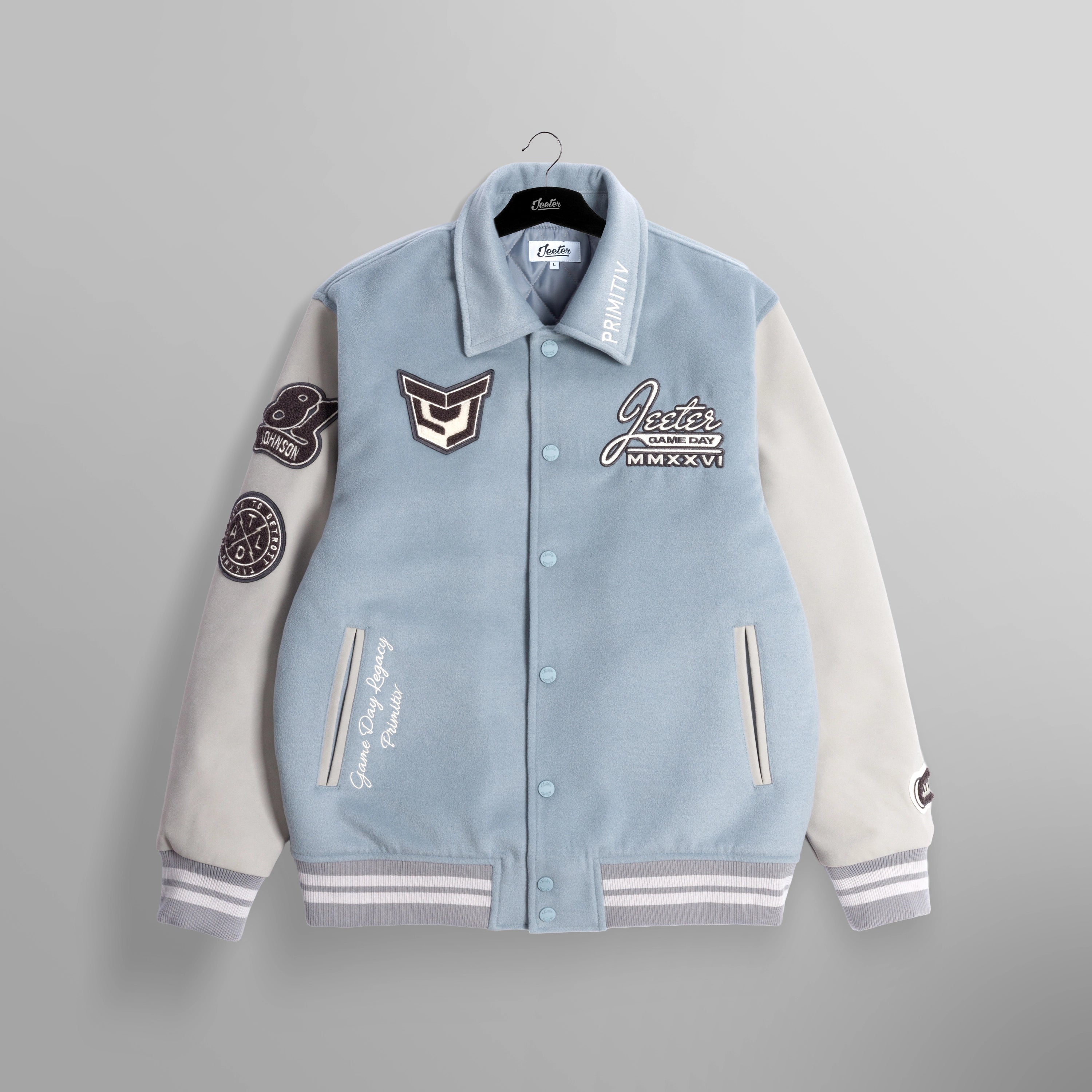 Calvin Johnson Primitiv x Jeeter Varsity Jacket – Jeeter Apparel