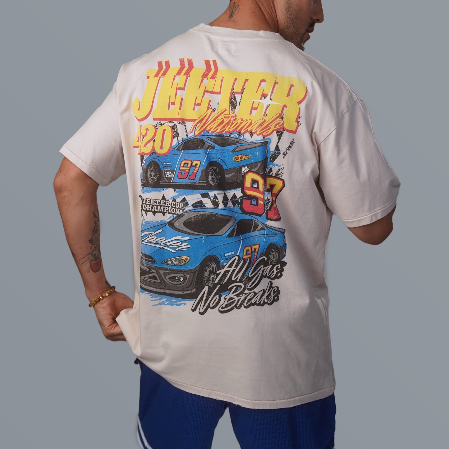 Throwbacks All Gas No Breaks Tee