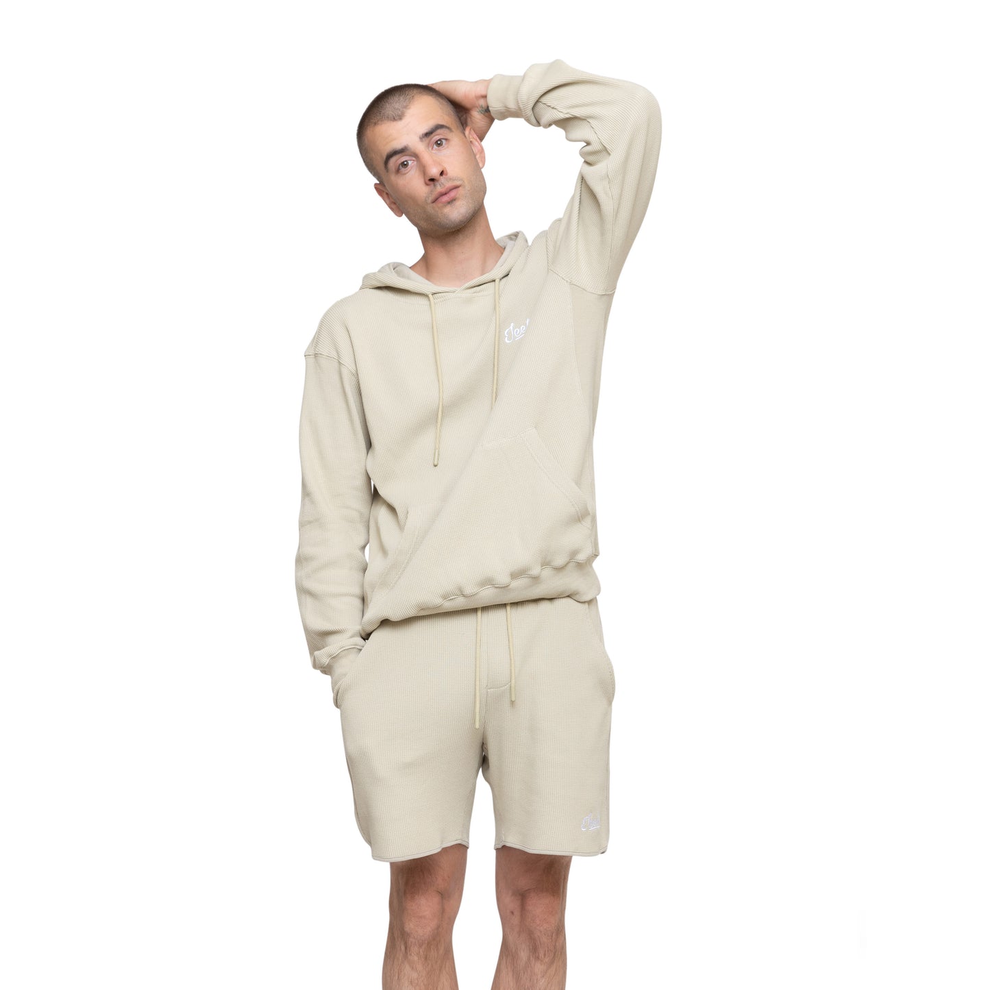 Light Taupe Waffle Hoodie
