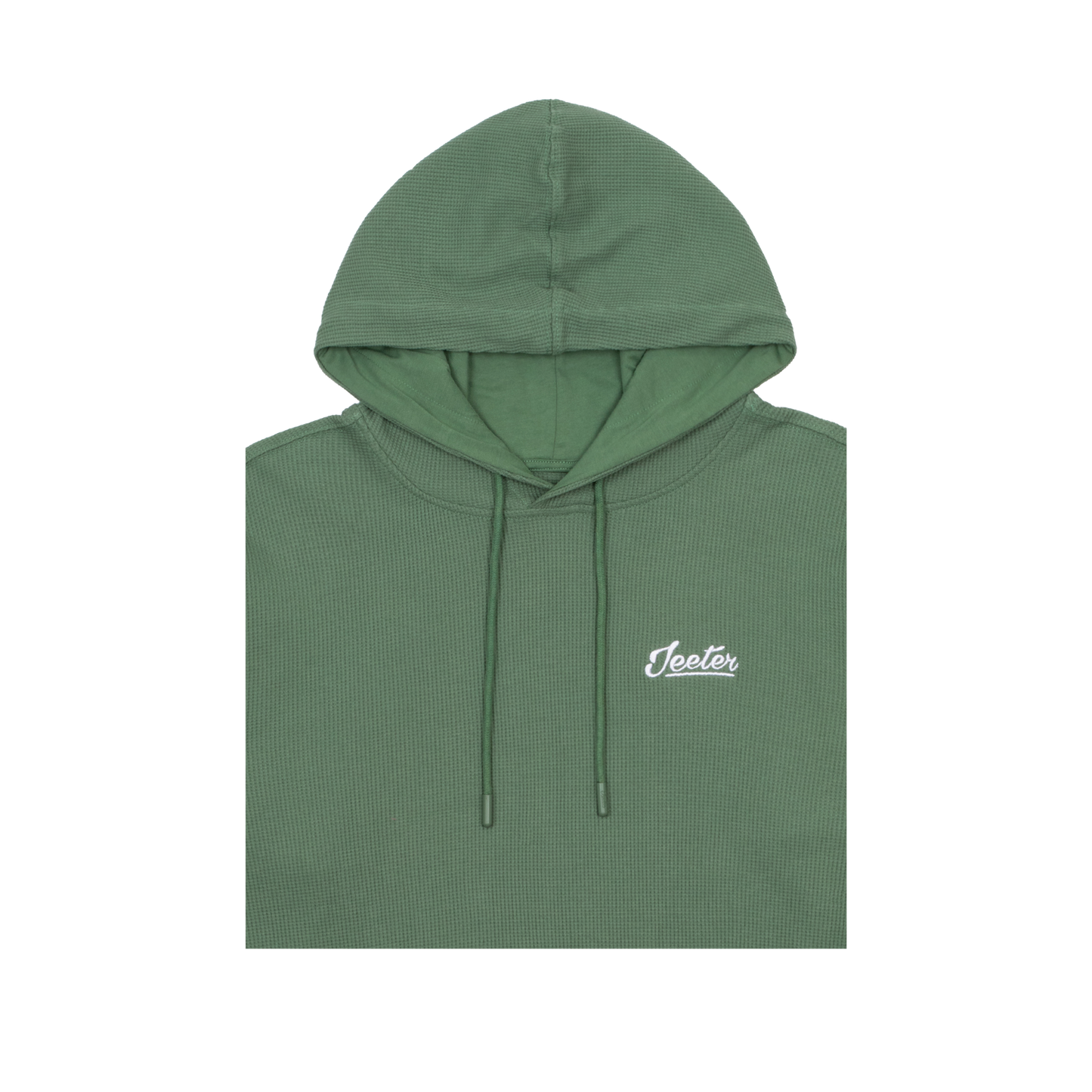 Deep Sage Waffle Hoodie