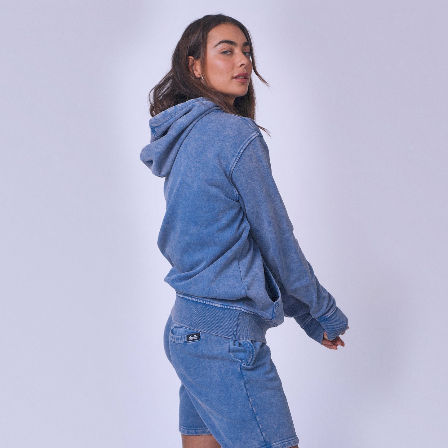 Vintage Navy Washed Shorts