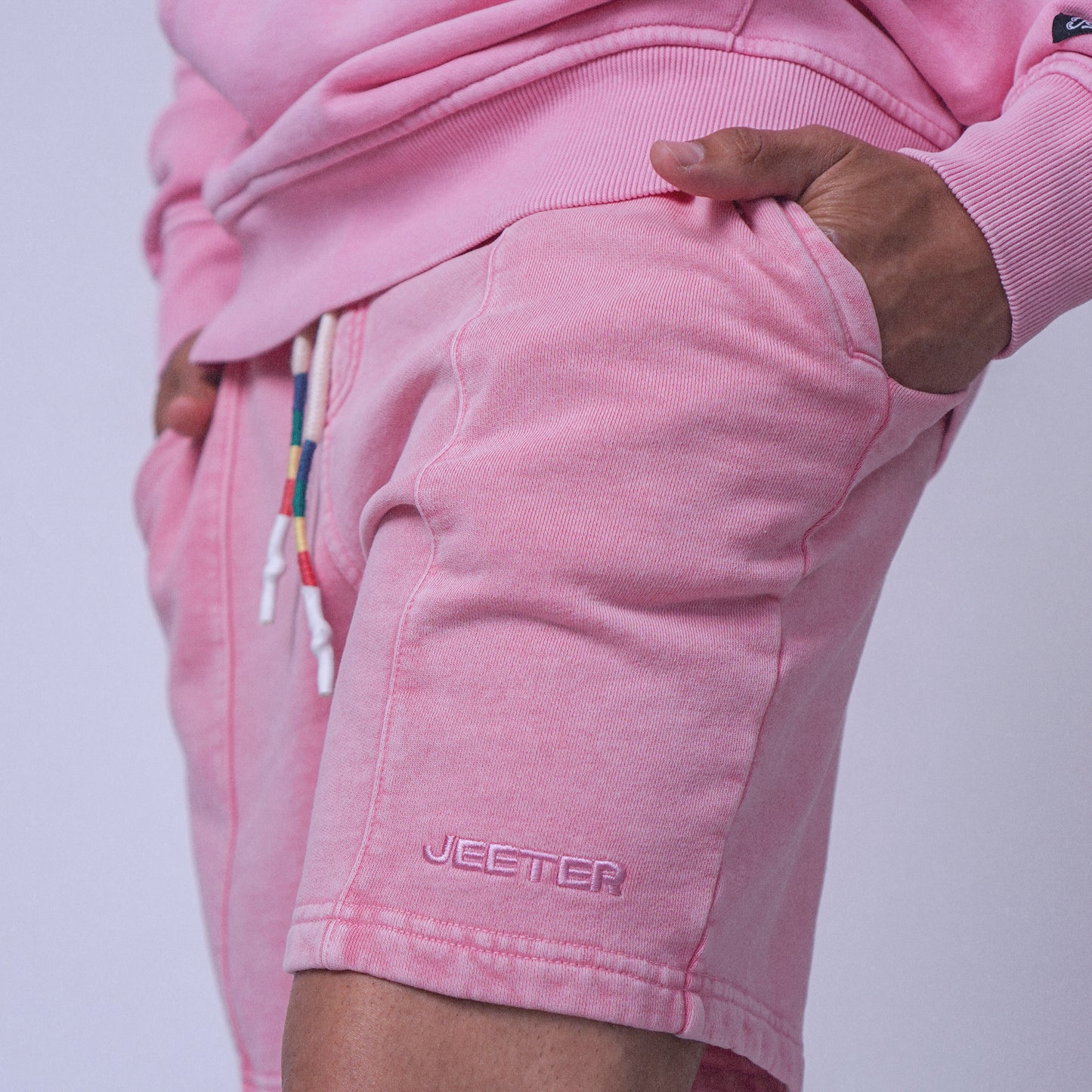 Faded Rose Washed Shorts