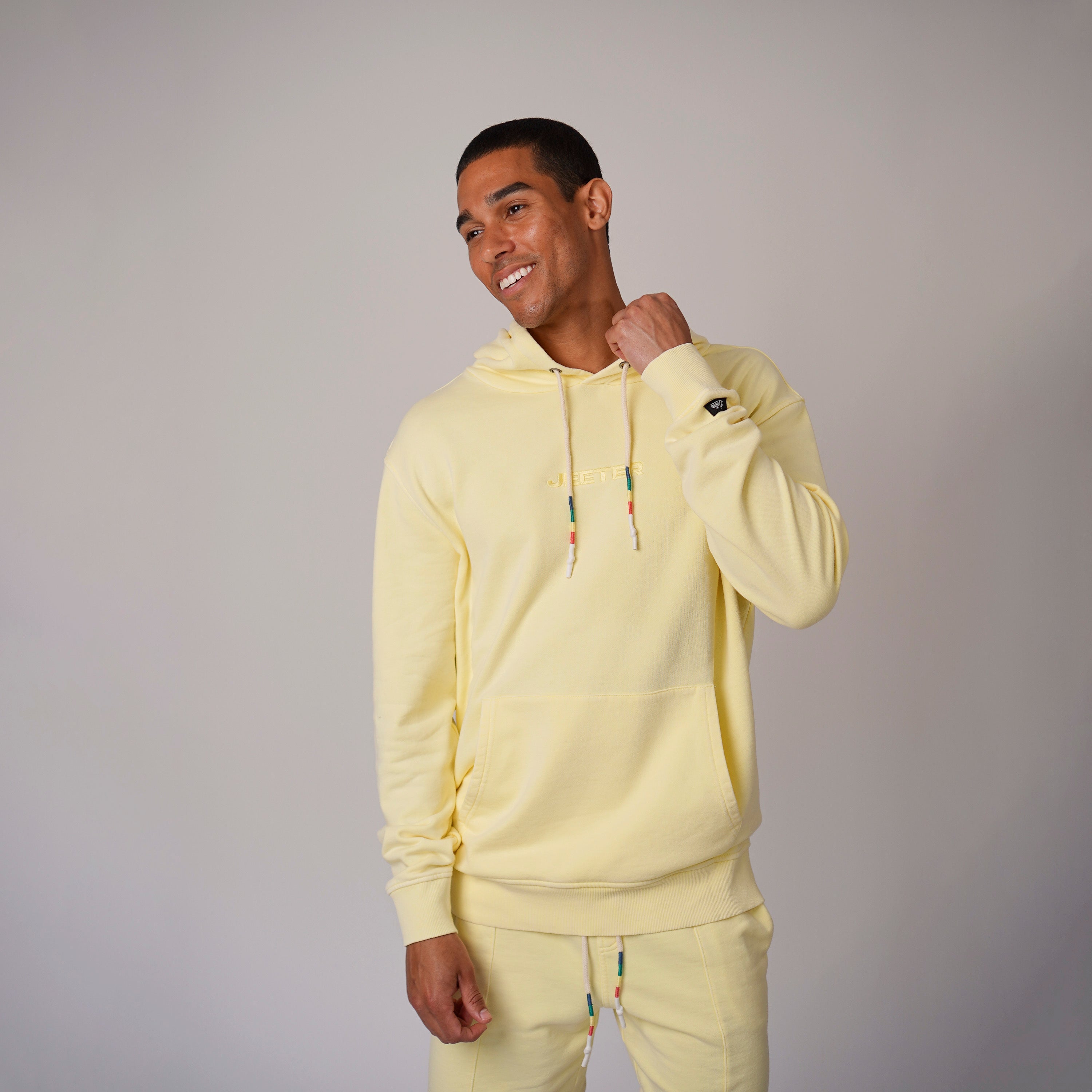 Washed 2024 yellow hoodie