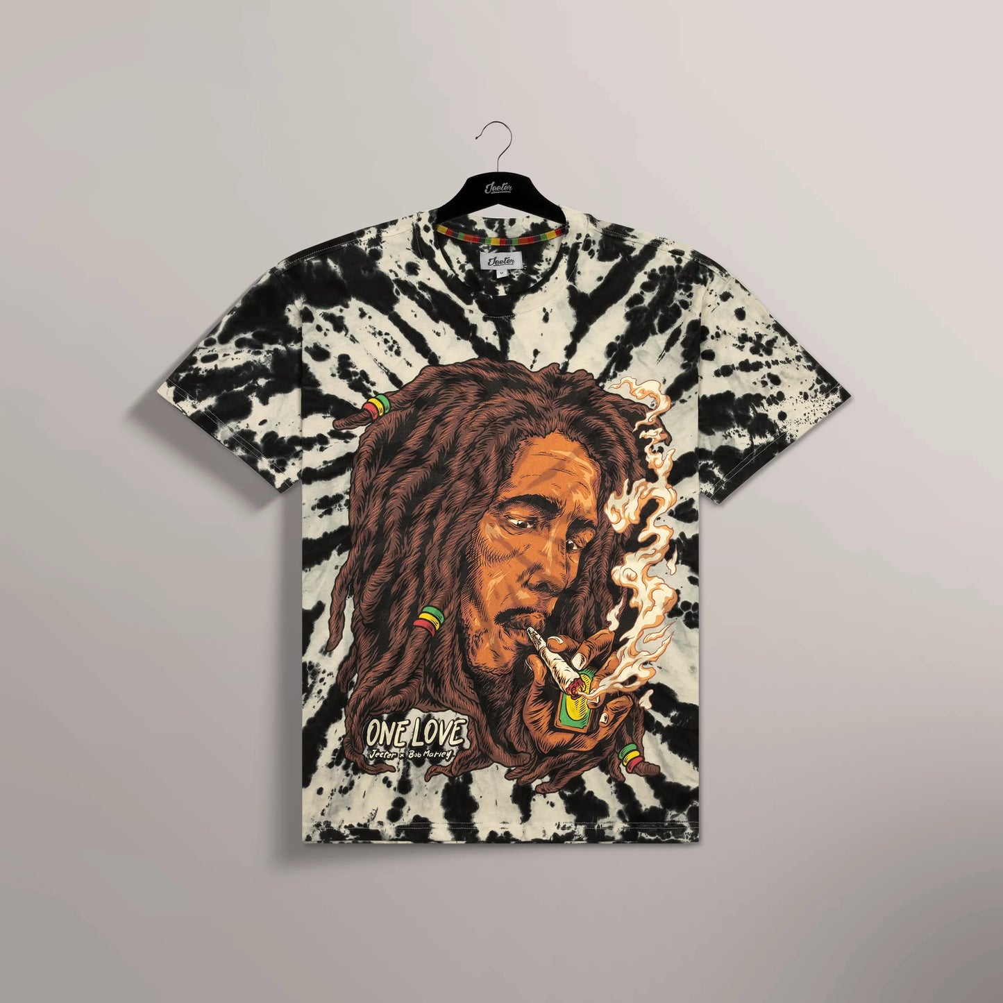 Jeeter x Bob Marley Tie Dye Graphic Tee