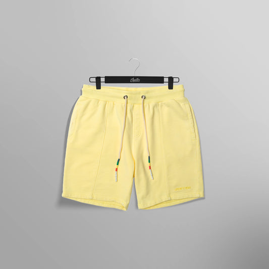 Washed Yellow Shorts