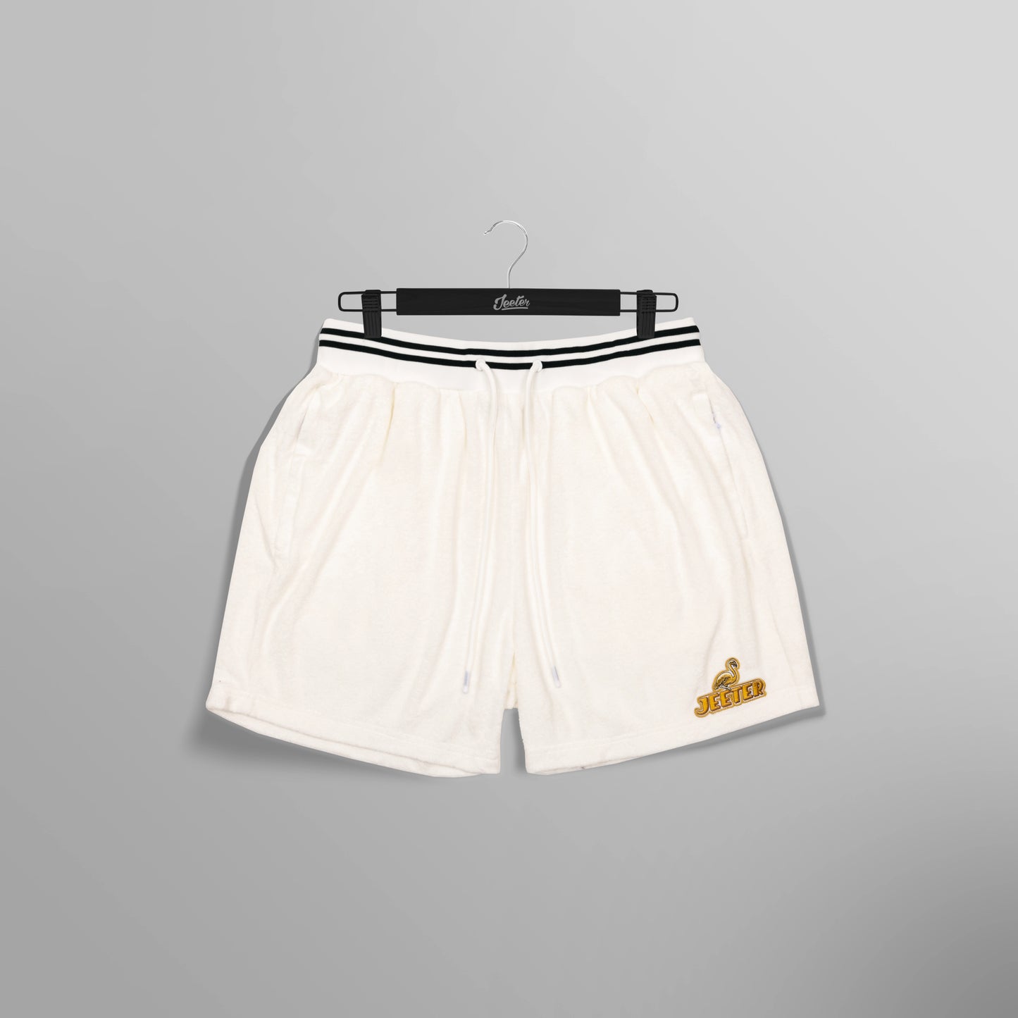 Golden Summer Men's Terry Shorts - White