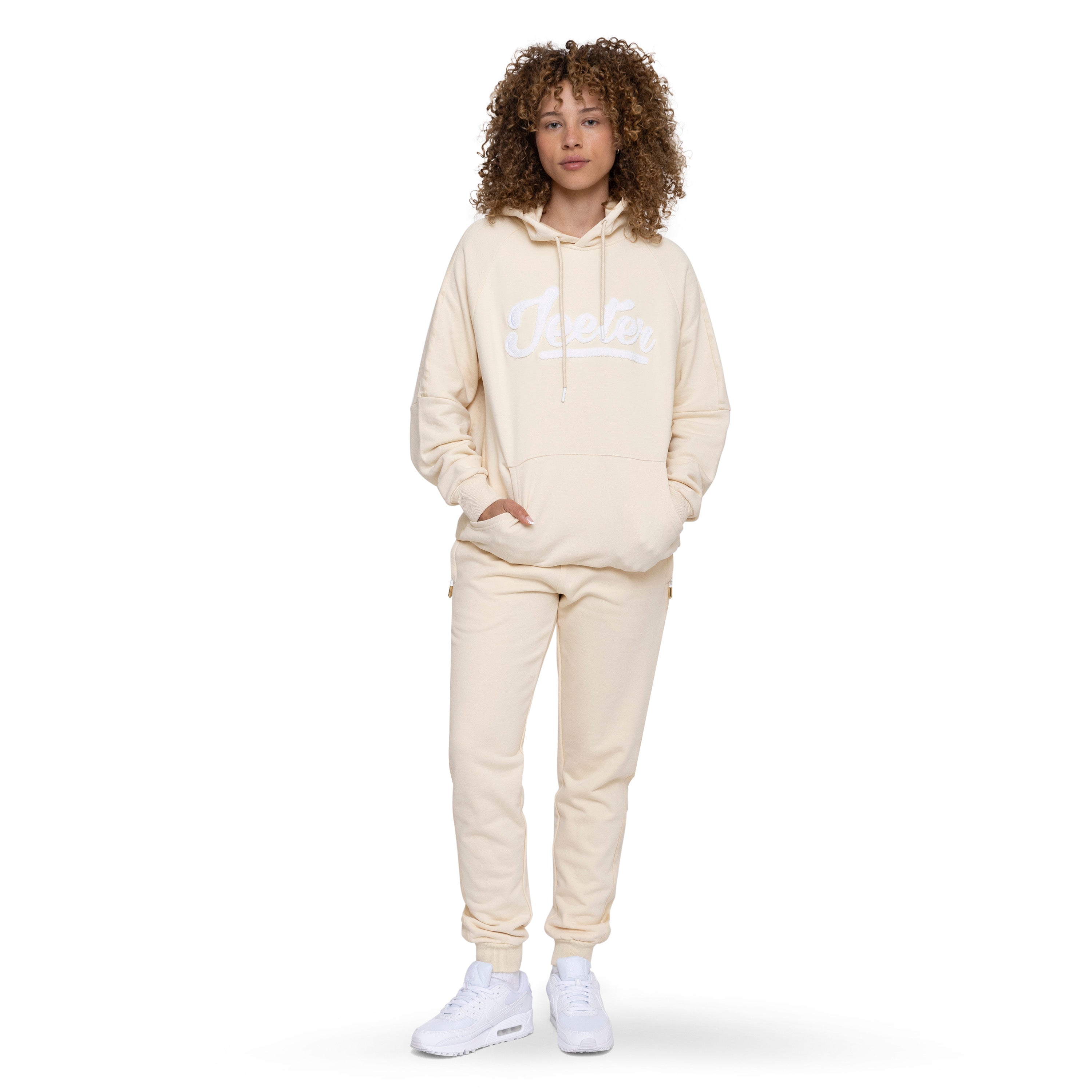 Sand Jeeter Lux Pullover Hoodie