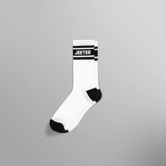 Jeeter Classic Retro Sock - White