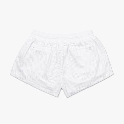 Golden Summer Women's Mesh Short - White