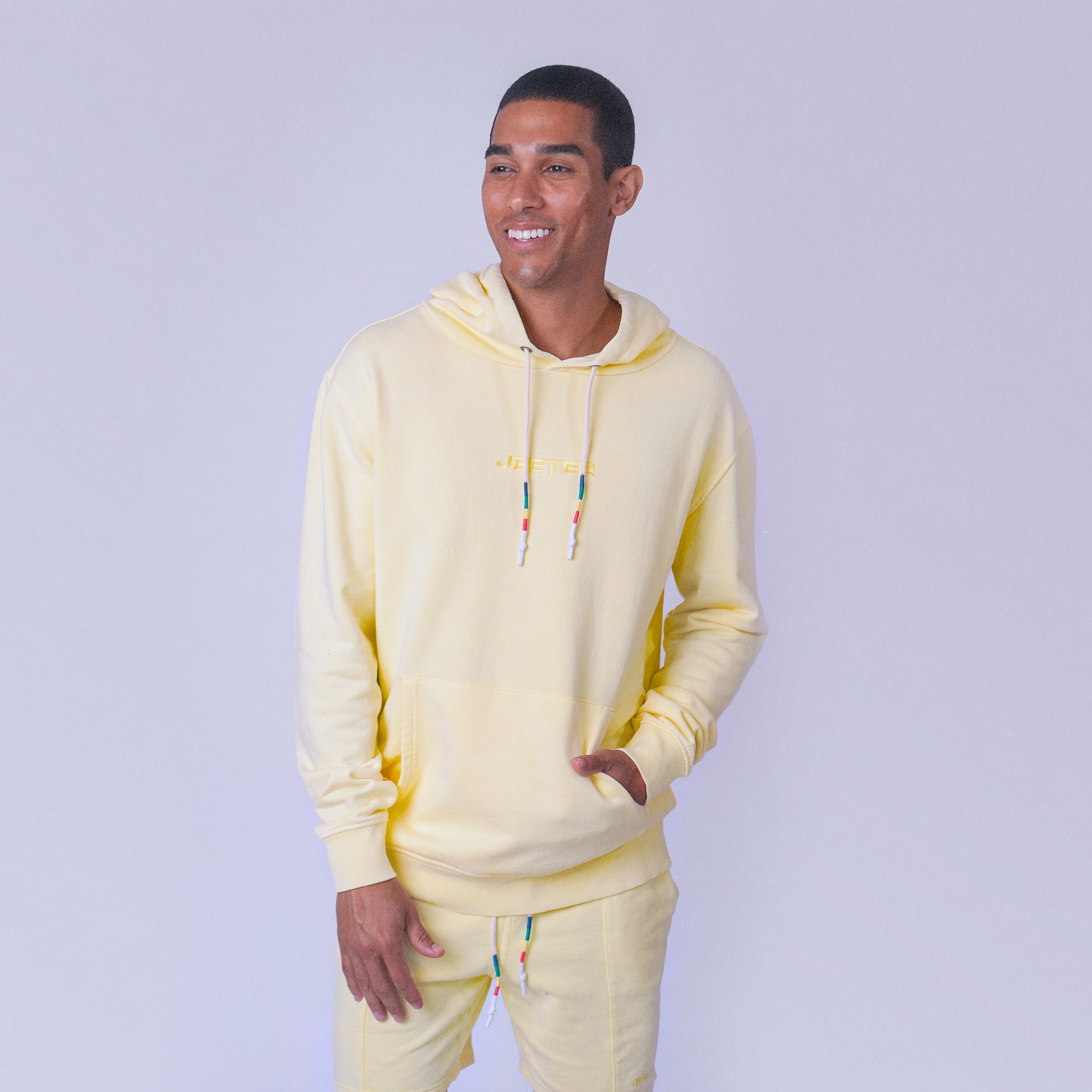 Washed 2024 yellow hoodie